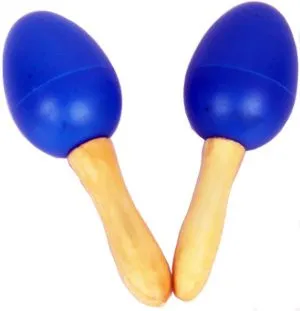 Fleet M101-4A Маракас пластиковый уменьшенный на деревянной ручке.