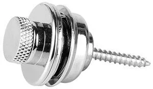 Musiclily M186-2 Крепление ремня с блокировкой (стреплоки), хром, в комплекте 2 шт.