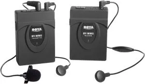 Boya BY-WM5 Беспроводная радиосистема с петличным микрофоном.