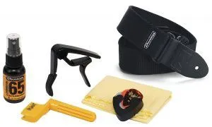 Dunlop GA21 Набор аксессуаров и ремень для акустической гитары.