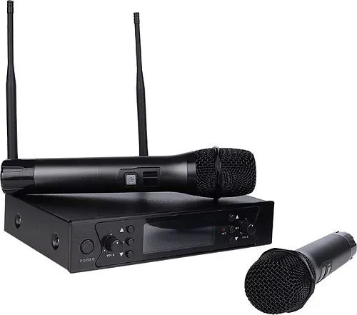 Axelvox DWS7000HT (HT Bundle) Радиосистема с двумя ручными микрофонами и DSP.