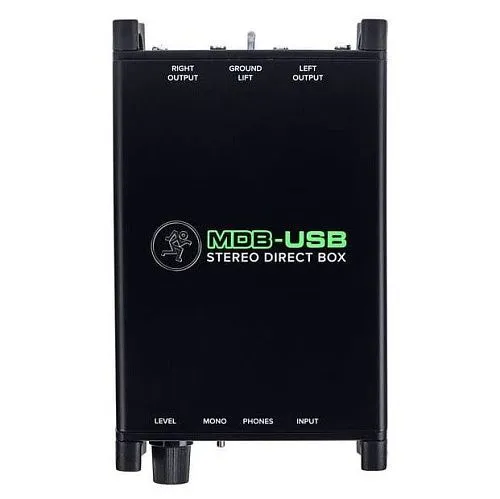 Mackie MDB-USB Стерео директ-бокс со встроенным USB интерфейсом.