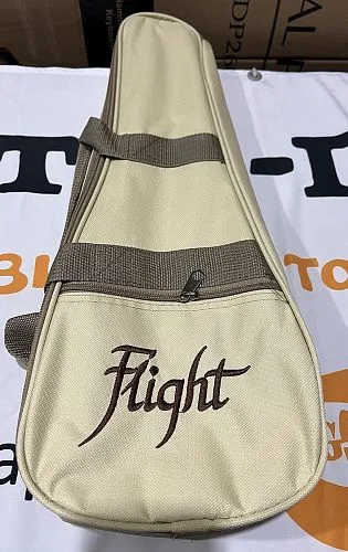 Flight Чехол для укулеле концерт плотный бежевый.