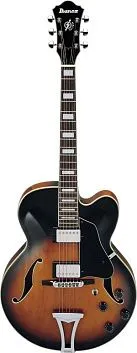 Ibanez AF75 BS Полуакустическая электрогитара.
