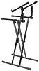 Soundking DF036 Стойка для клавишных инструментов, двойная, двухуровневая.-1