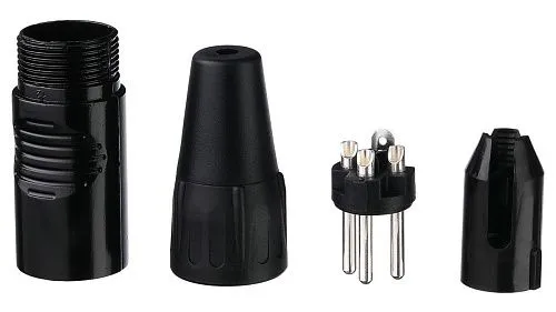 Rean RC3M-BAG Разъем канон, кабельный, "папа", штекер.