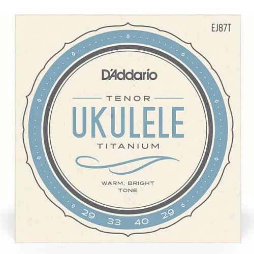 D'Addario EJ87T Titanium Комплект струн для укулеле тенор.