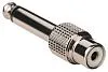Soundking CC301 Переходник (разъем переходной) 1/4" (6,35мм), моно, штекер - RCA, гнездо.-1
