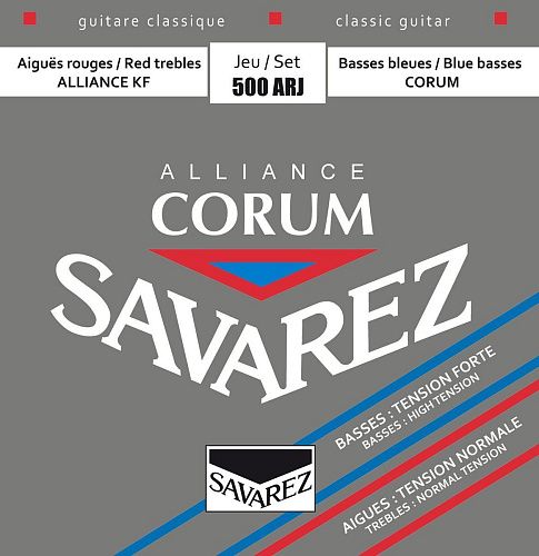 Savarez 500ARJ Alliance Corum Комплект струн для классической гитары смешанного натяжения.