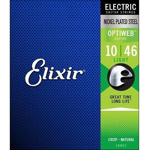 Elixir 19052 Optiweb (10-46) Комплект струн для электрогитары, Light 10-46.