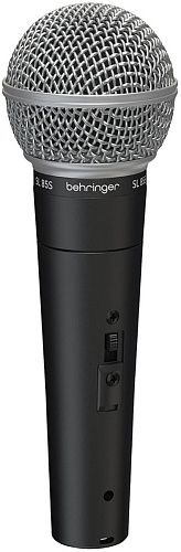 Behringer SL 85S Микрофон динамический кардиоидный вокальный с выключателем.