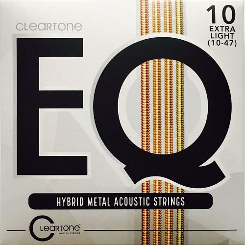 Cleartone 7810 EQ Hybrid Metal (10-47) Комплект струн для акустической гитары Phos Bronze.