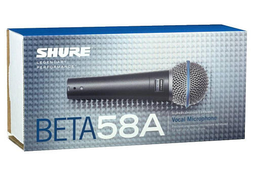 Shure Beta 58A Вокальный динамический микрофон.