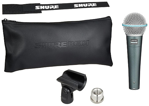Shure Beta 58A Вокальный динамический микрофон.