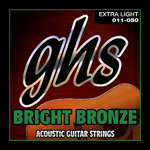 GHS BB20X Bright Bronze (11-50) Комплект струн для акустической гитары.