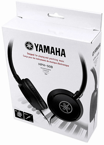 Yamaha HPH-50B Наушники динамические, закрытые. Цвет черный.