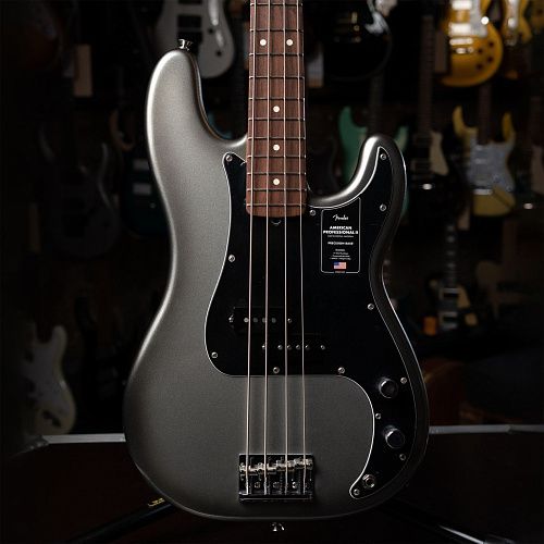 Fender American Professional II Precision Bass Mercury 2020 USA Бас-гитара.