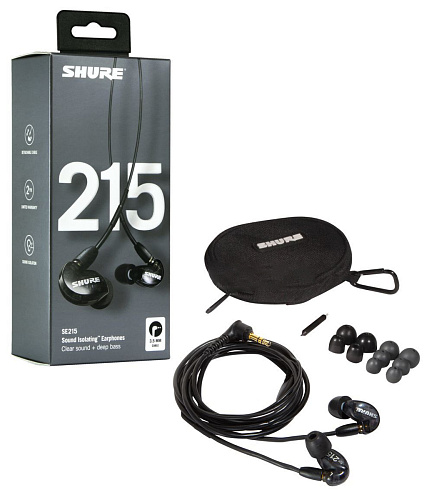 Shure SE215-K Наушники-вкладыши динамические.