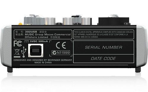 Behringer 302USB Микшерный пульт.