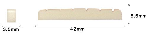 Parts P3 Порожек верхний для электрогитары, 42 мм.