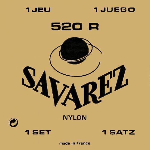 Savarez 520R Carte Rouge Комплект струн для классической гитары.