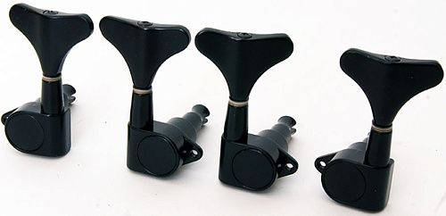 Caraya MB-1001-BK Комплект одиночных колков для бас гитары 2+2.