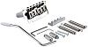 Musiclily MX1795CR Бридж тремоло Wilkinson для MIJ/MIK Strat, хром.-0