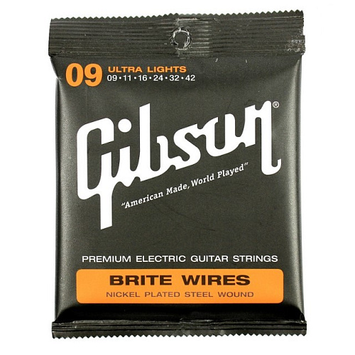 Gibson SEG-700UL Brite Wires NPS Wound (9-42) Комплект струн для электрогитары (9-42).