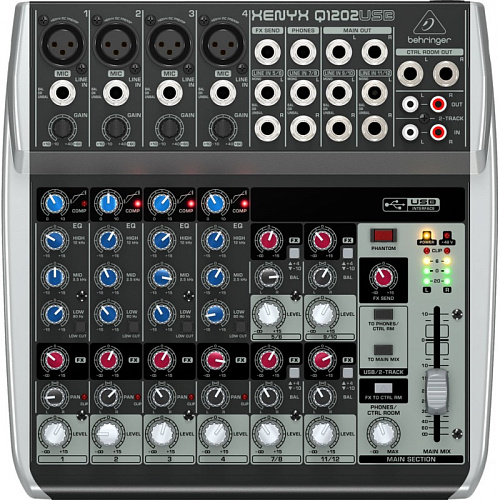 Behringer Q1202USB Микшерный пульт.