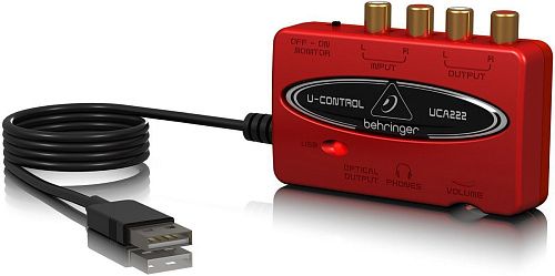 Behringer UCA222 U-Control Внешняя звуковая карта USB.