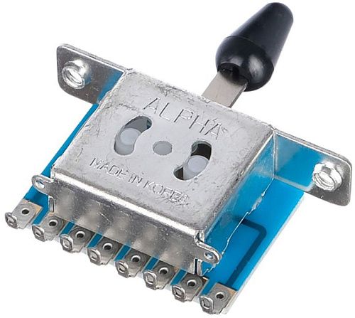 Paxphil LSW51 Переключатель 5-ти позиционный, черный.
