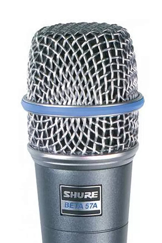 Shure Beta57A Динамический суперкардиоидный инструментальный микрофон. 