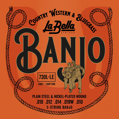 La Bella 730L-LE Banjo Комплект струн для 5-струнного банджо.
