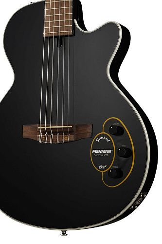 Cort Sunset-Nylectric-BK Sunset Series Электрогитара, нейлоновые струны.