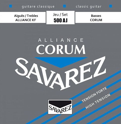 Savarez 500AJ Alliance Corum/Blue Комплект струн для классической гитары.