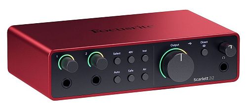 Focusrite Scarlett 2i2 4th Gen Аудио интерфейс USB.