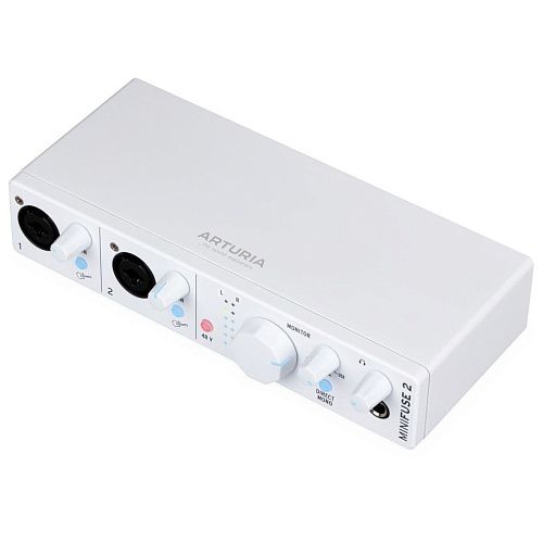 Arturia MiniFuse 2 White USB аудио интерфейс.