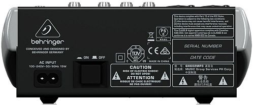 Behringer QX602MP3 Микшерный пульт.