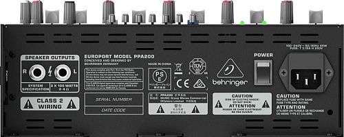 Behringer PPA200 Компактная звукоусилительная система чемоданного типа. 