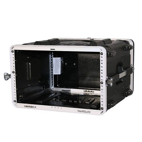 Gator GR-6L Рэковый кейс на 6U, стальные рельсы, глубина 19", вес 6.34 кг, пластик.