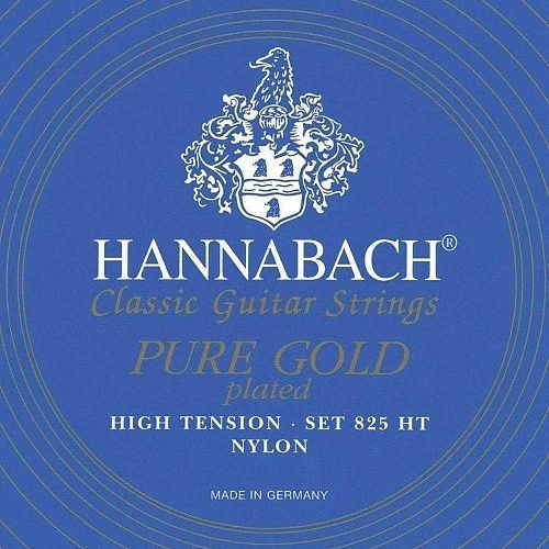 Hannabach 825HT Blue Pure Gold Струны для классической гитары.