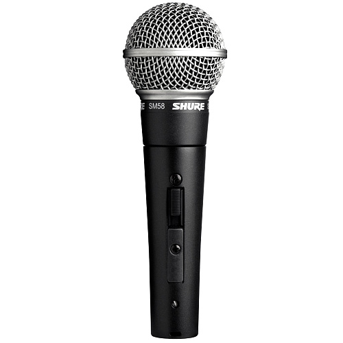 Shure SM58S Вокальный динамический микрофон.