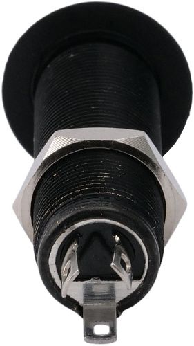 Musiclily MX2396BK Выходной разъем электрогитары, моно, черный.