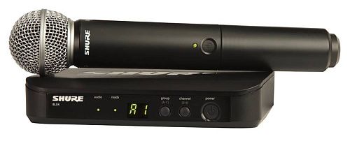 Shure BLX24E/SM58 M17 Радиосистема вокальная с капсюлем динамического микрофона SM58.