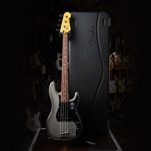 Fender American Professional II Precision Bass Mercury 2020 USA Бас-гитара.