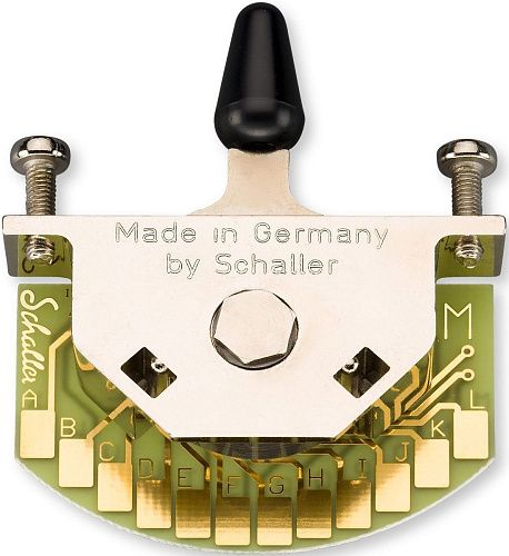 Schaller 15310006 Megaswitch М Переключатель 5-ти позиционный, универсальный, никель.