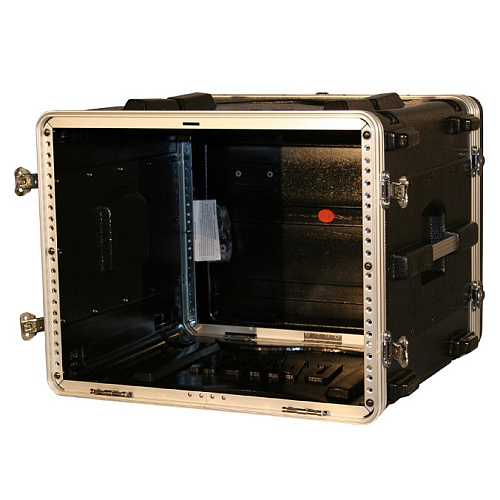 Gator GR-8L Кейс рэковый на 8U пластиковый. Стальные рельсы, глубина 19". Вес 7,7 кг.