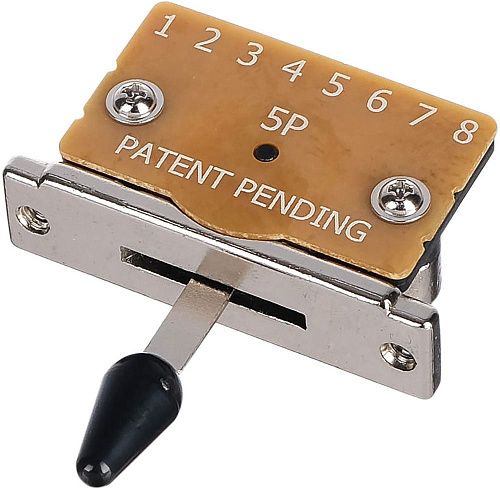 Paxphil LSW56 Переключатель 5-ти позиционный, черный.