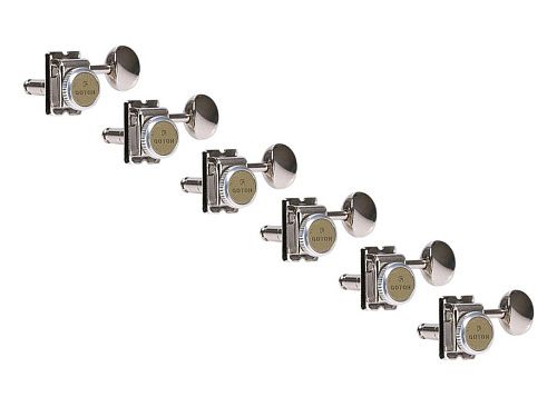 Gotoh SD91-MGT-05M-N-L6 Комплект колков для гитары 6л, локовые, никель.