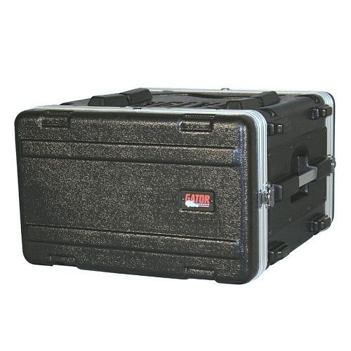 Gator GR-6L Рэковый кейс на 6U, стальные рельсы, глубина 19", вес 6.34 кг, пластик.